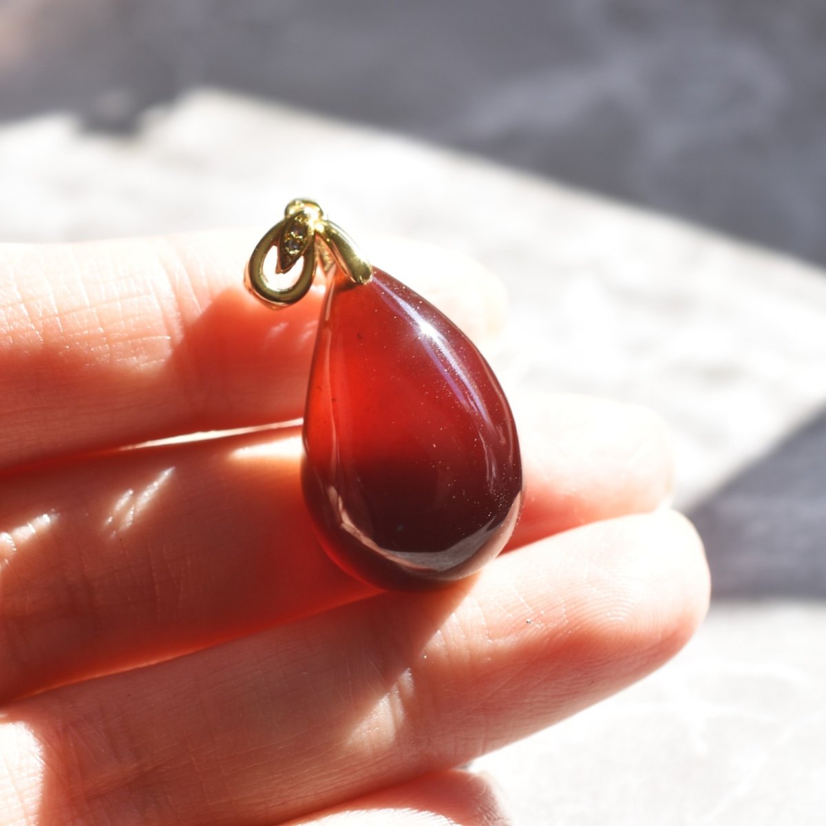 画像19: 新春の新作【選べる】超大粒　ヘソナイトガーネット　しずく型　サージカルステンレスネックレス50cm  (19)