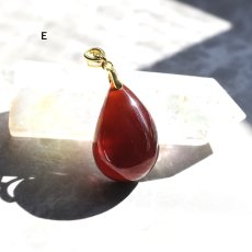 画像18: 新春の新作【選べる】超大粒　ヘソナイトガーネット　しずく型　サージカルステンレスネックレス50cm  (18)