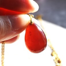 画像10: 新春の新作【選べる】超大粒　ヘソナイトガーネット　しずく型　サージカルステンレスネックレス50cm  (10)