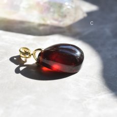 画像14: 新春の新作【選べる】超大粒　ヘソナイトガーネット　しずく型　サージカルステンレスネックレス50cm  (14)