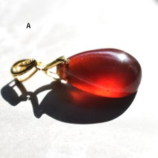 画像8: 新春の新作【選べる】超大粒　ヘソナイトガーネット　しずく型　サージカルステンレスネックレス50cm  (8)