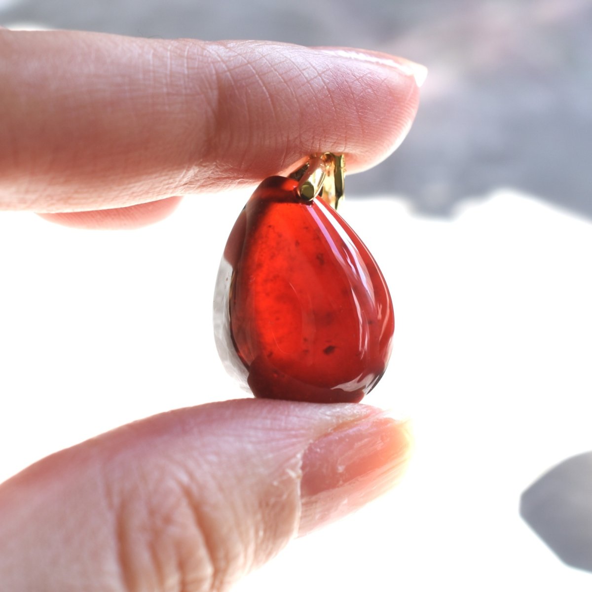 画像13: 新春の新作【選べる】超大粒　ヘソナイトガーネット　しずく型　サージカルステンレスネックレス50cm  (13)