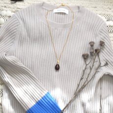 画像22: 新春の新作【選べる】超大粒　ヘソナイトガーネット　しずく型　サージカルステンレスネックレス50cm  (22)