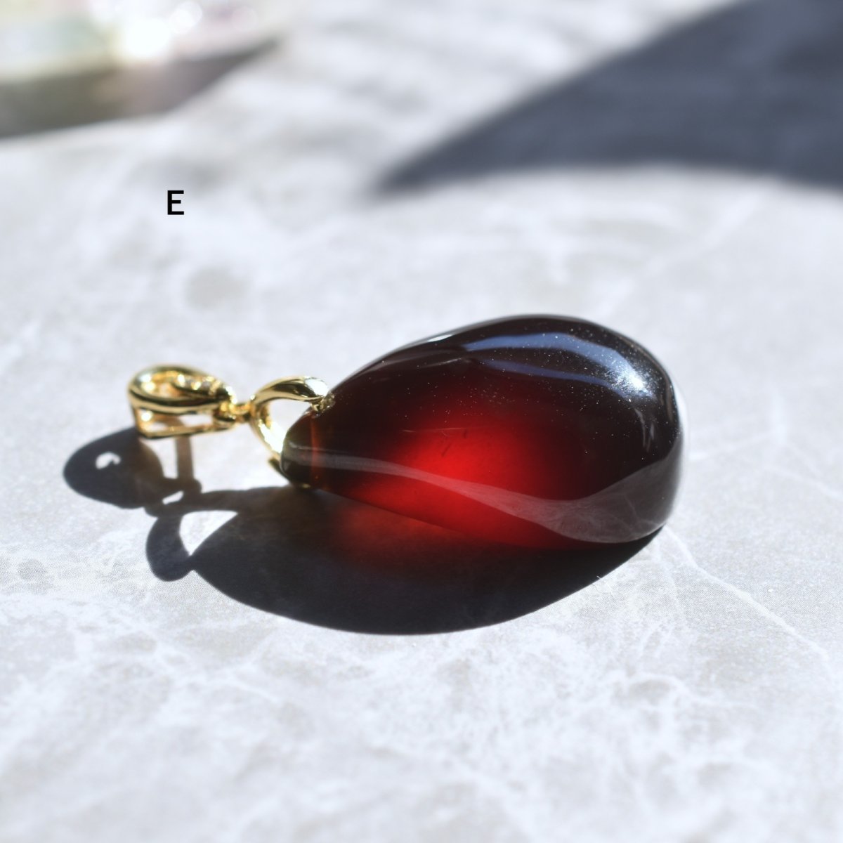 画像20: 新春の新作【選べる】超大粒　ヘソナイトガーネット　しずく型　サージカルステンレスネックレス50cm  (20)