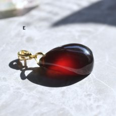 画像20: 新春の新作【選べる】超大粒　ヘソナイトガーネット　しずく型　サージカルステンレスネックレス50cm  (20)