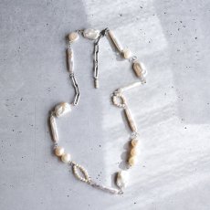 画像1:  春の新作【選べる】入学式卒業式に！　淡水パール　ランダム　デザイン　サージカルステンレスネックレス  (1)