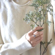 画像14: 春の新作【数量限定・フリーサイズ】幻想シラー　ヴィンテージ　チェコガラス　ドラゴンズブレス　SV925(指輪）  (14)