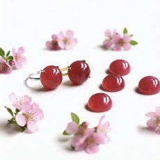 画像7: 春の新作【金属アレルギー対応】大粒　ストロベリーピンク　ピンクカルセドニー　SV・サージカルステンレス(指輪）  (7)