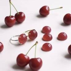 画像8: 春の新作【金属アレルギー対応】大粒　ストロベリーピンク　ピンクカルセドニー　SV・サージカルステンレス(指輪）  (8)