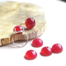 画像10: 春の新作【金属アレルギー対応】大粒　ストロベリーピンク　ピンクカルセドニー　SV・サージカルステンレス(指輪）  (10)