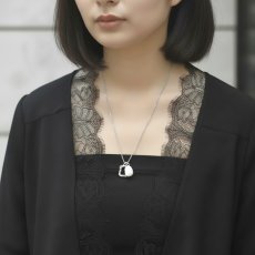 画像12:  春の新作【選べる】シンプル♪　淡水パール＆チャーム　長方形　サージカルステンレスネックレス  (12)