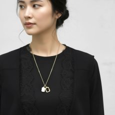 画像11:  春の新作【選べる】シンプル♪　淡水パール＆チャーム　長方形　サージカルステンレスネックレス  (11)