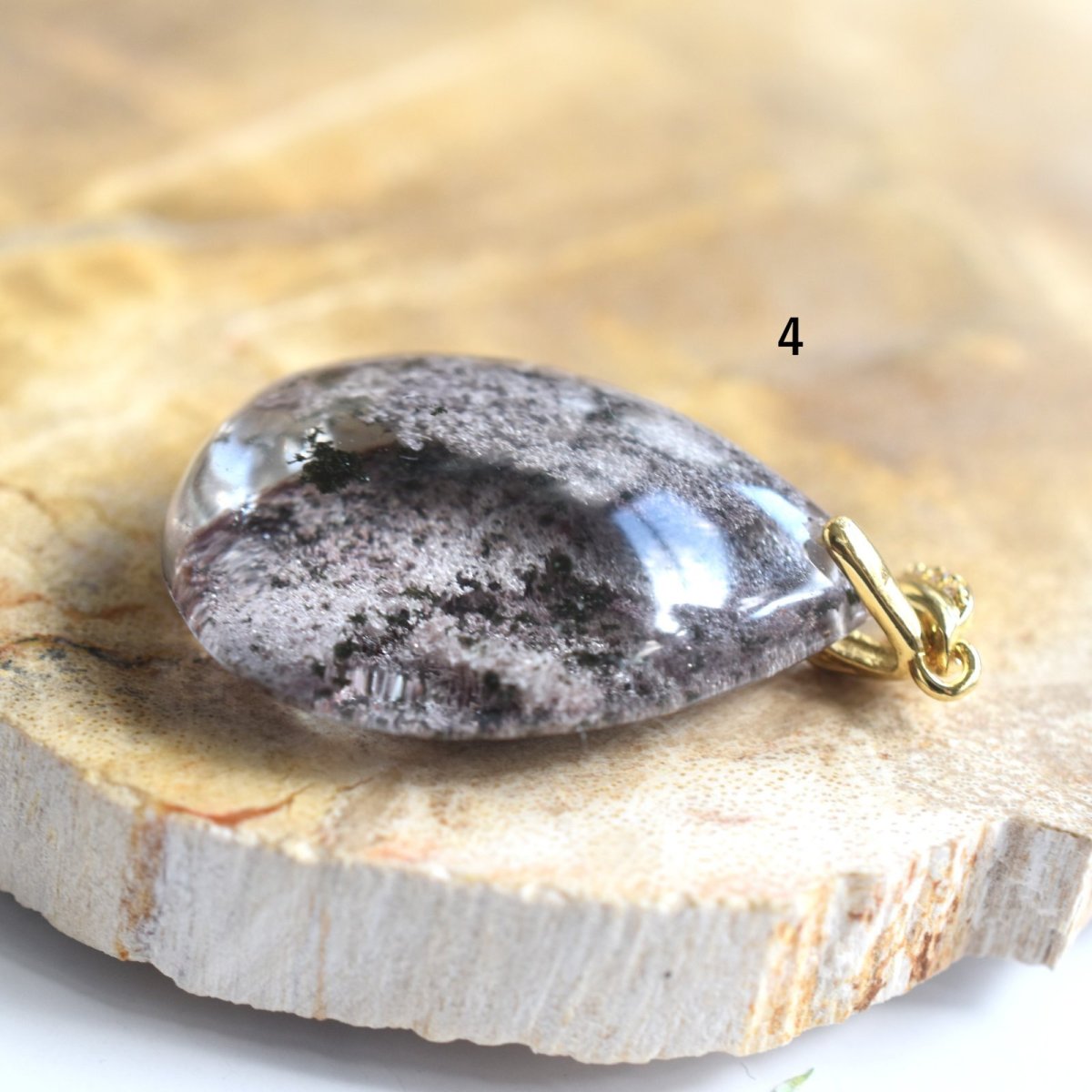 画像10:  春の新作【選べる】大粒！　桜の森　テラリウム　ガーデンクォーツ　ペンダント　サージカルステンレスネックレス60cm　  (10)