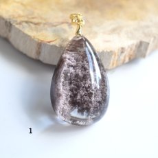 画像3:  春の新作【選べる】大粒！　桜の森　テラリウム　ガーデンクォーツ　ペンダント　サージカルステンレスネックレス60cm　  (3)