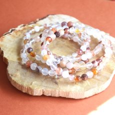 画像12: 人気完売品再入荷！【限定13】新年度お守りに♪　レッド系　ヒマラヤ　パールヴァティー渓谷産　マニカラン水晶ブレスレット  (12)