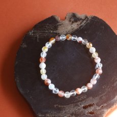 画像14: 人気完売品再入荷！【限定13】新年度お守りに♪　レッド系　ヒマラヤ　パールヴァティー渓谷産　マニカラン水晶ブレスレット  (14)