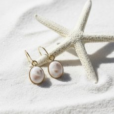 画像6: 春の新作【金具選べる】桜色の海　トムソナイト（ピンクラリマー）　カボション　サージカルステンレスピアス (6)