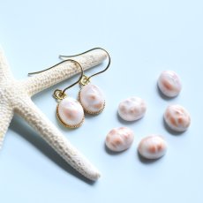 画像5: 春の新作【金具選べる】桜色の海　トムソナイト（ピンクラリマー）　カボション　サージカルステンレスピアス (5)