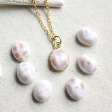 画像7:  春の新作【選べる】夕映えの海　トムソナイト（ピンクラリマー）　カボション　サージカルステンレスネックレス (7)