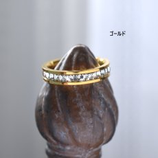 画像4: 初夏の新作【つけっぱなし・金属アレルギー対応】フルエタニティー　スクエア　ジルコニア　サージカルステンレス(指輪） (4)