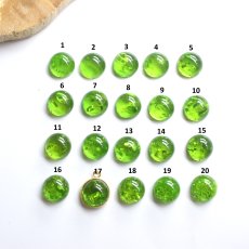 画像6: 夏の新作【選べる】若葉グリーン！　大粒　グリーンアンバー　クラック入り　カボション　サージカルステンレスネックレス (6)