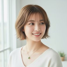 画像10: 夏の新作【選べる】若葉グリーン！　大粒　グリーンアンバー　クラック入り　カボション　サージカルステンレスネックレス (10)