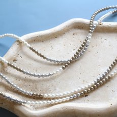 画像13: 夏の新作【汗をかく季節に・選べる120cm160cm】スーパーロング　ターコイズ＆シェルパール　ステンレス金具ネックレス (13)