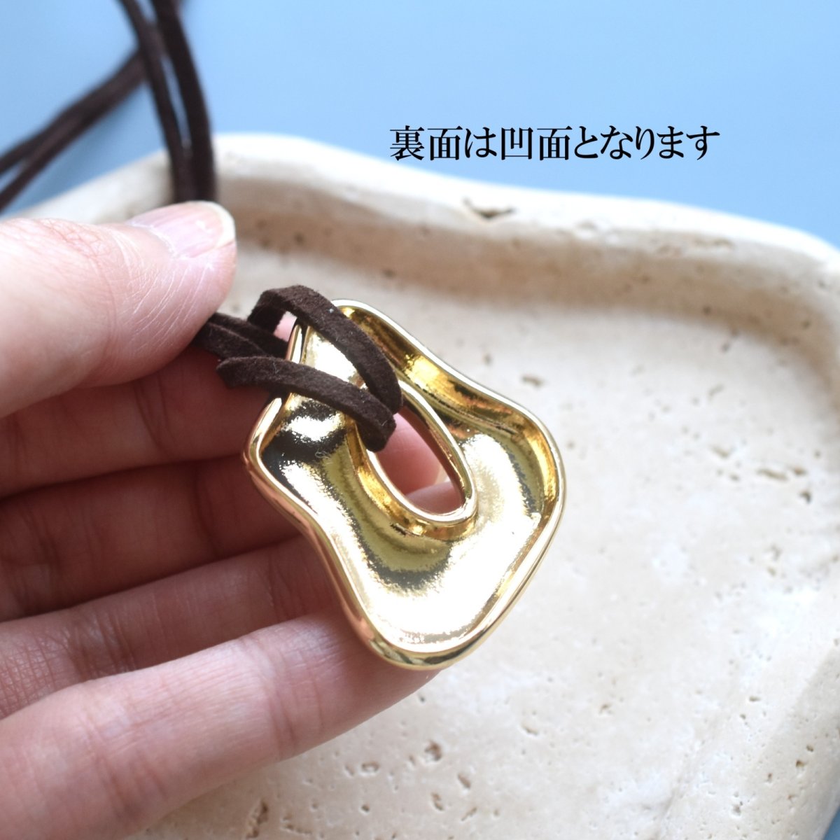 画像6: 夏の新作【選べる・汗をかく季節に】大ぶり　メタルパーツ　チャーム　合皮スエードコードネックレス (6)