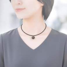 画像10: 夏の新作【1秒装着！】スモーキークォーツ　バッキーボール　マグネットコード　ネックレス (10)
