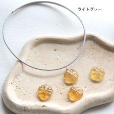 画像9: 夏の新作【1秒装着！】まるでべっこう飴　ゴールデンフローライト　マグネットコード　ネックレス (9)