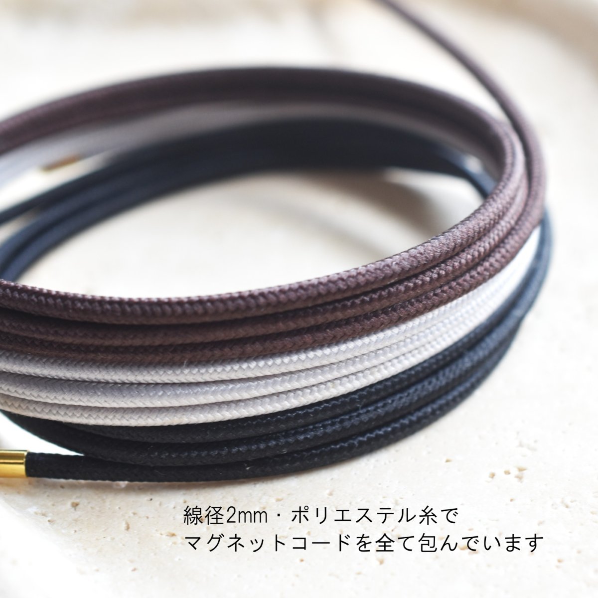画像3: 夏の新作【1秒装着！】氷のような　高透明度　クリスタル　タンブル　マグネットコード　ネックレス (3)