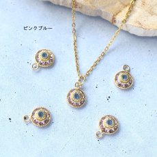 画像5: 19thANNIV.【各限定数】Vintageスワロフスキー　バイストーン　カボション　サージカルステンレスネックレス (5)