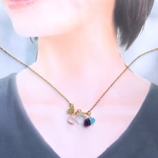 画像6: 19thANNIV.【12セット】各種ストーン　母岩　ラフタンブルロック　チャームセット　サージカルステンレスネックレス (6)