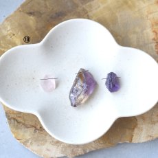 画像14: 19thANNIV.【残り10】ボリビア産　非加熱アメトリン　ラフタンブルロック　チャームセット　サージカルステンレスネックレス (14)