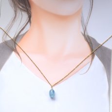 画像9: 新作【残りCとE】高品質　貔貅　ヒキュウ　大粒　アクアマリン　サージカルステンレスネックレス (9)