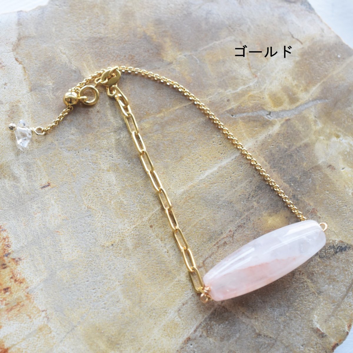 画像3: 秋の新作【選べる】カード付　ヒマラヤ産　レッドマニカラン　水晶　サージカルステンレス　お守り　ブレスレット (3)