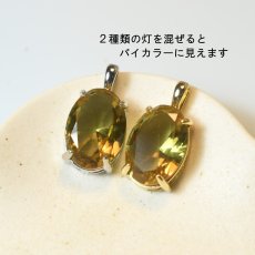 画像11: 秋の新作【限定数のみ】大粒　紅葉　カラーチェンジ　ダイアスポア　サージカルステンレスネックレス（ズルタナイト） (11)