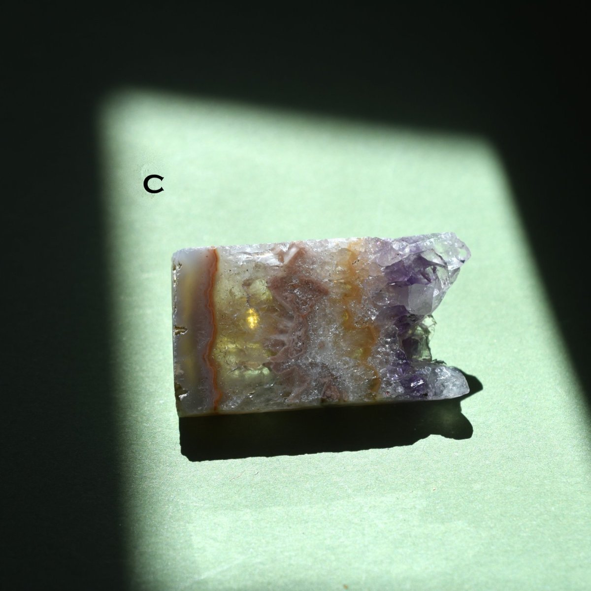 画像5: 秋の新作【選べる】原石　アメジスト　結晶　スライス　ブローチ　 (5)