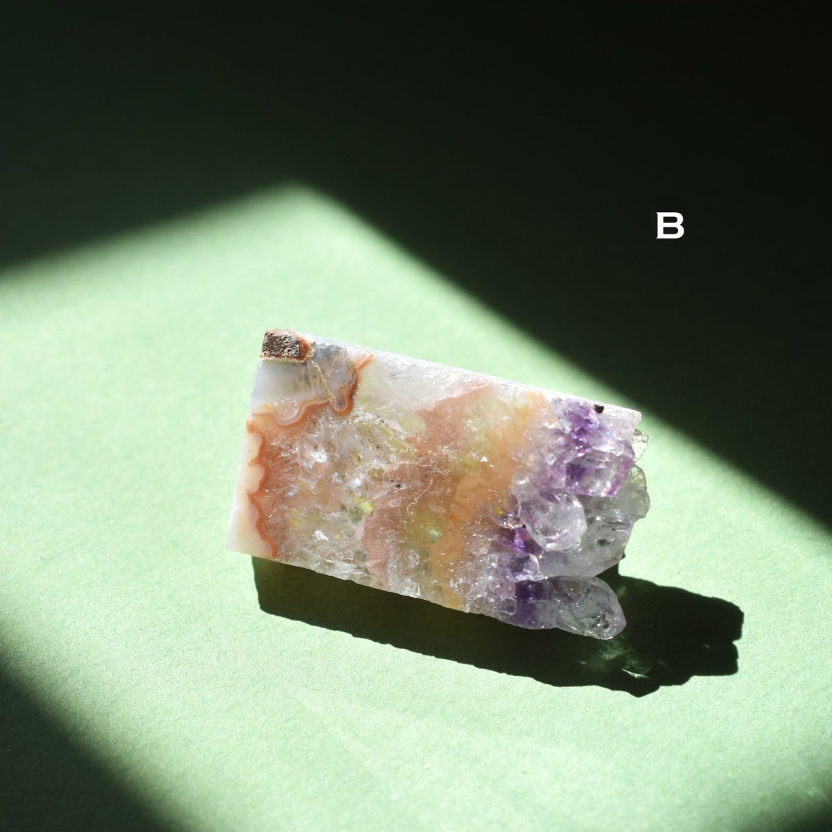 画像4: 秋の新作【選べる】原石　アメジスト　結晶　スライス　ブローチ　 (4)