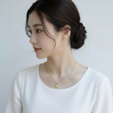 画像8: 【限定数】選べる　2種類の　グリーンカラー　キャッツアイクォーツ　サージカルステンレス　ネックレス (8)