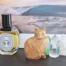 画像20: 冬の新作・贈り物にも♪【選べる】香木　猫　パロサント　置物　人形　クリスマス　インテリア (20)