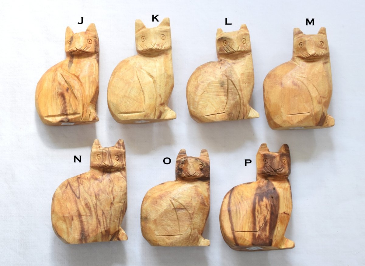 画像10: 冬の新作・贈り物にも♪【選べる】香木　猫　パロサント　置物　人形　クリスマス　インテリア (10)