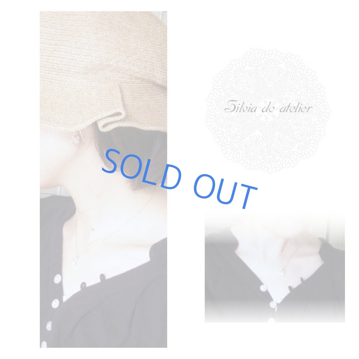 画像2: クリスタル小粒タンブル 14kgfネックレス (2)