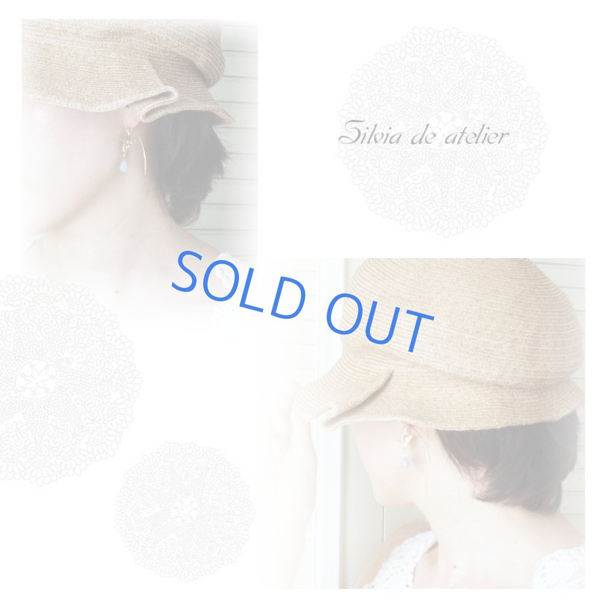 画像2: ツバメチャームエンジェライト14kgfフックピアス (2)