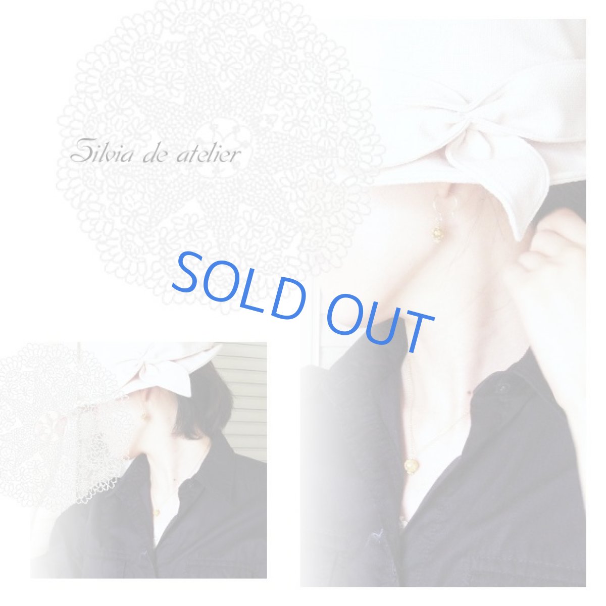 画像2: ガムラン風透かし模様ボール ピアス (2)