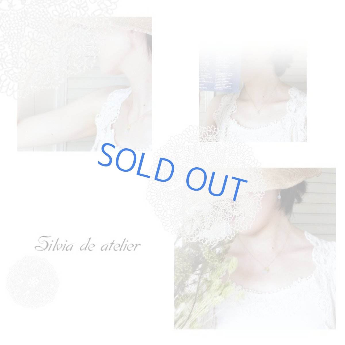 画像2: アクアマリンカルセドニーオニオン 14kgfネックレス (2)