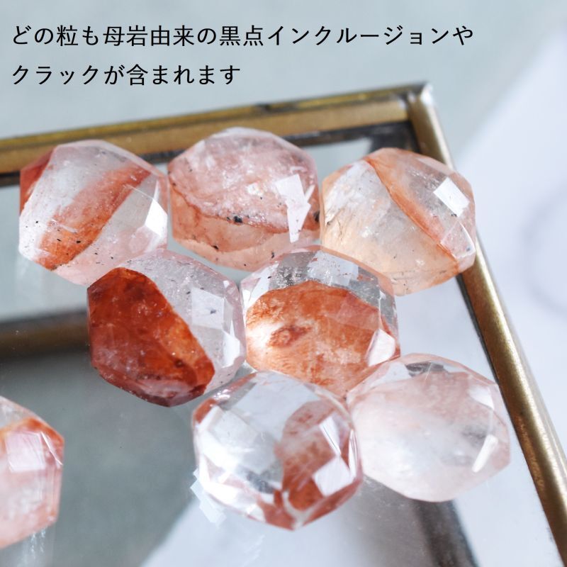 【残り15】ヒマラヤ山脈パールヴァティー産 　マニカラン　水晶　ヘキサゴン　サージカルステンレスネックレス40cm